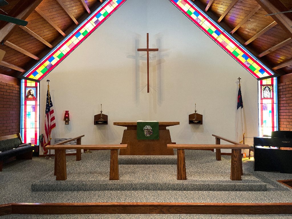 Church sanctuary interior, the type of commercial property covered by a Buyer Representation Agreement