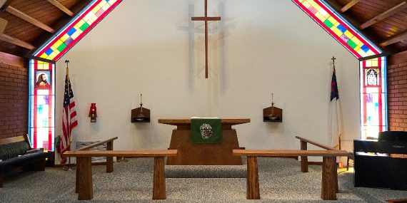 Church sanctuary interior, the type of commercial property covered by a Buyer Representation Agreement