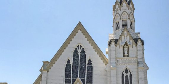 Historic California church exterior, the kind of property owners consider when they sell church property