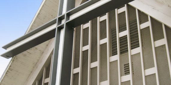 Modern church exterior for sale, illustrating the process of selling church property