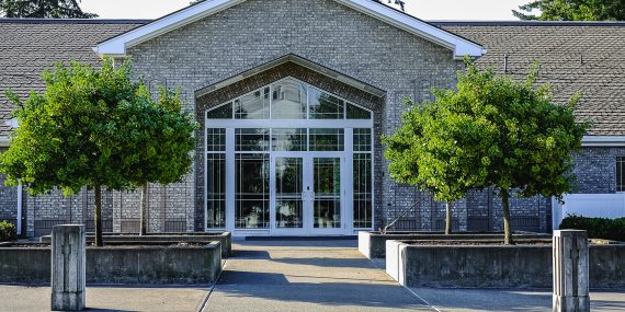 Exterior of a modern multi-site church real estate satellite campus building